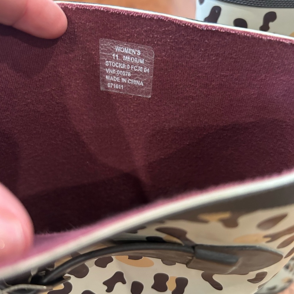 L.L. Bean Leopard Print Women's Rain Boots - Picture 5 of 5